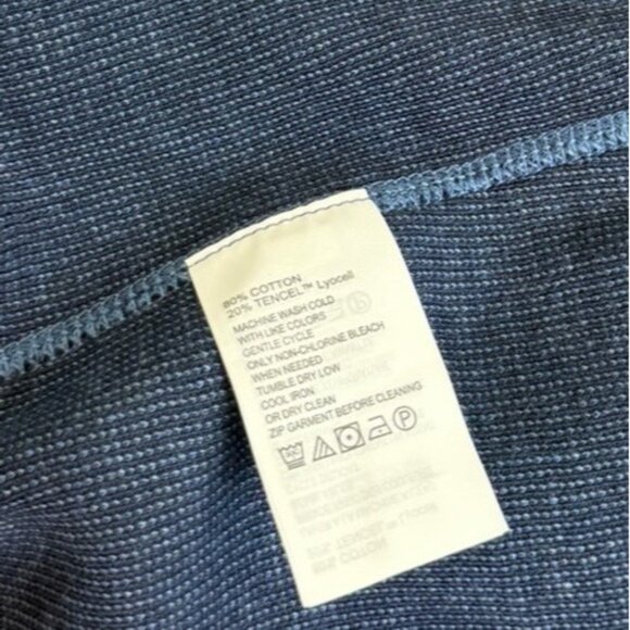 Tommy Bahama XXL Men's Reversible Full Zip Sweater Vest Flip Coast Blue NWT - Picture 9 of 9